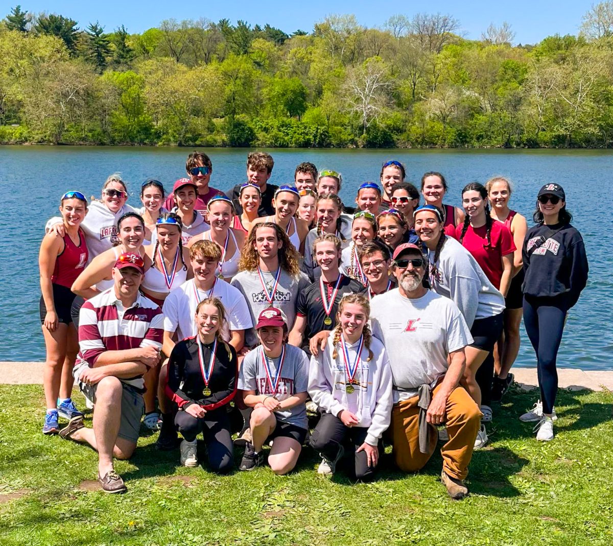 The crew team poses after putting in a stellar performance at the Kerr Cup. (Photo courtesy of @lafcrew on Instagram)