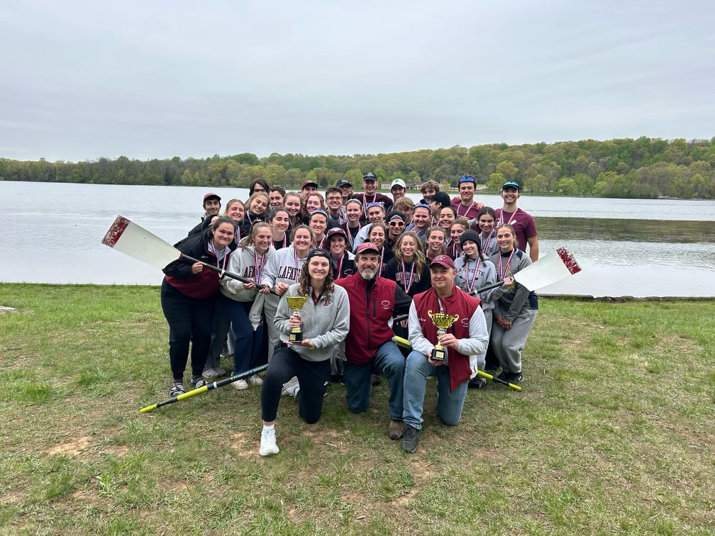 The crew team won every event it entered at the Gifford Pinchot Sprints last Saturday. (Photo courtesy of Ellie Walsh 25)