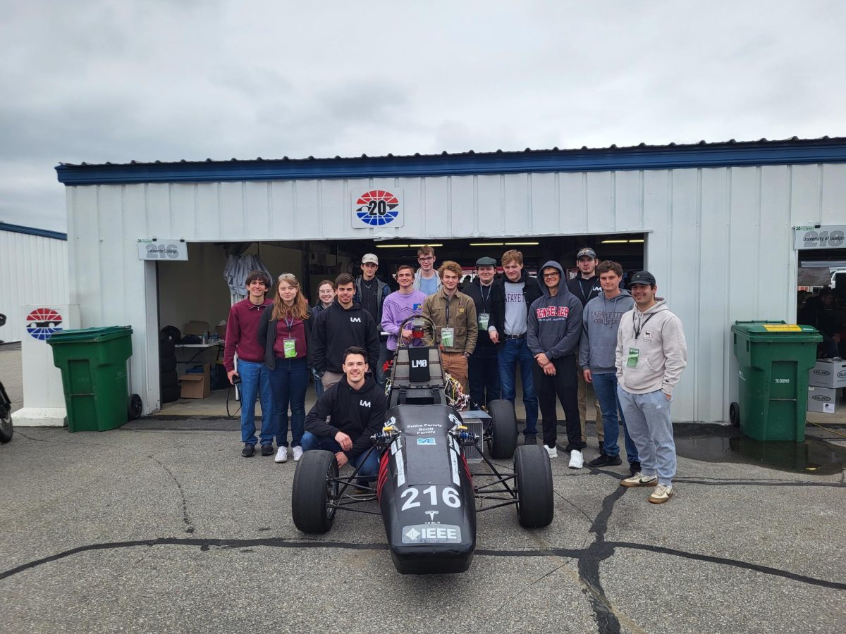 Despite not being able to compete in dynamic events, the Motorsports club found its attendance to the Formula Hybrid competition educational. (Photo courtesy of Dylan Danko 24)