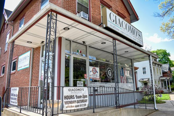 Giacomos, located on College Hill, features a delicious Italian market and deli.