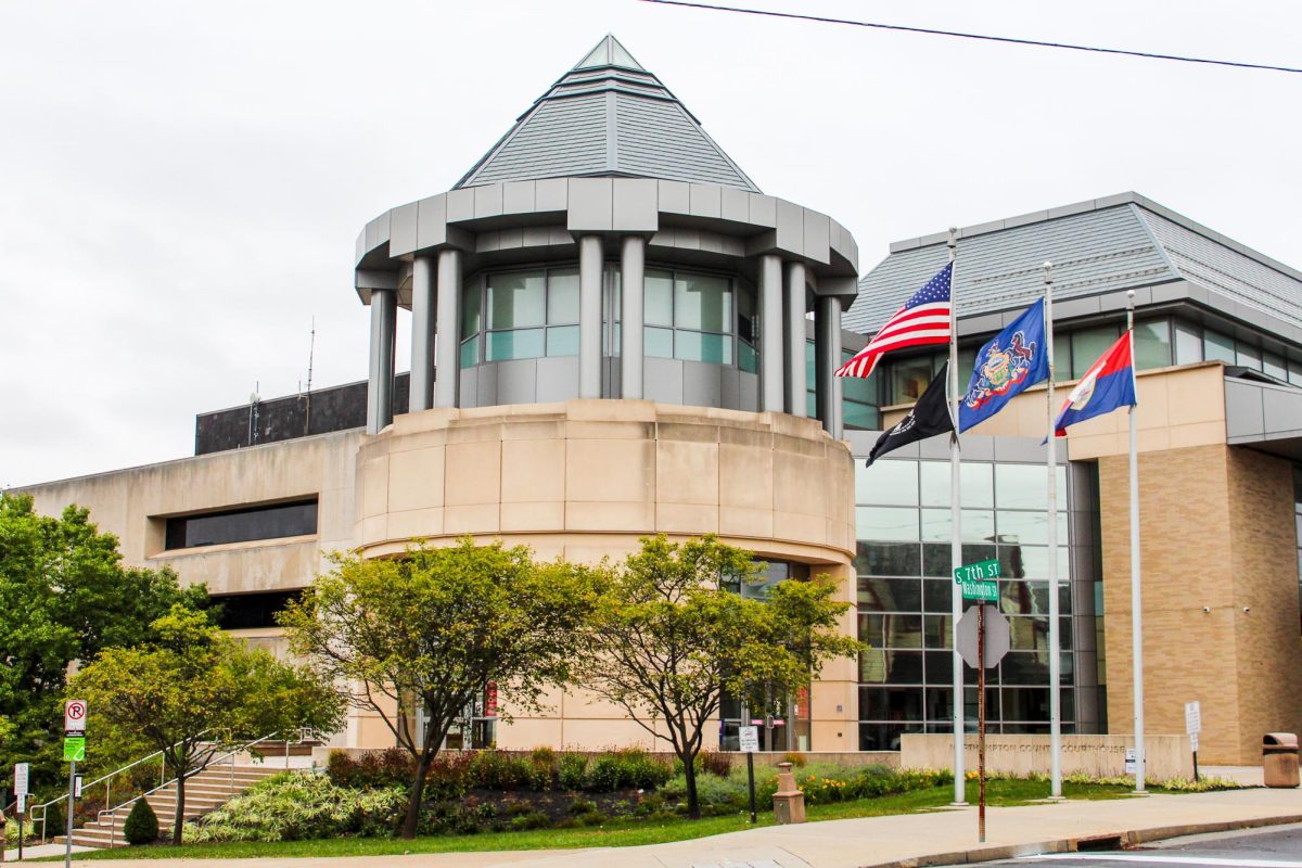 Peter Milius appeared at the Northampton County Courthouse in Easton on Tuesday.