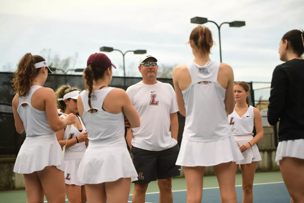 The women's tennis team opened its fall season at Bucknell this weekend. (Photo by Hannah Ally for GoLeopards)