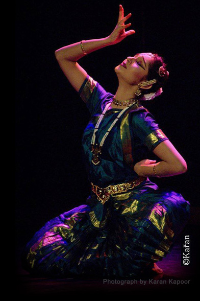 Professor Sahana Balasubramanya performs in Bharatanatyam dance shows around the country. (Photo courtesy of hbsahana.com)