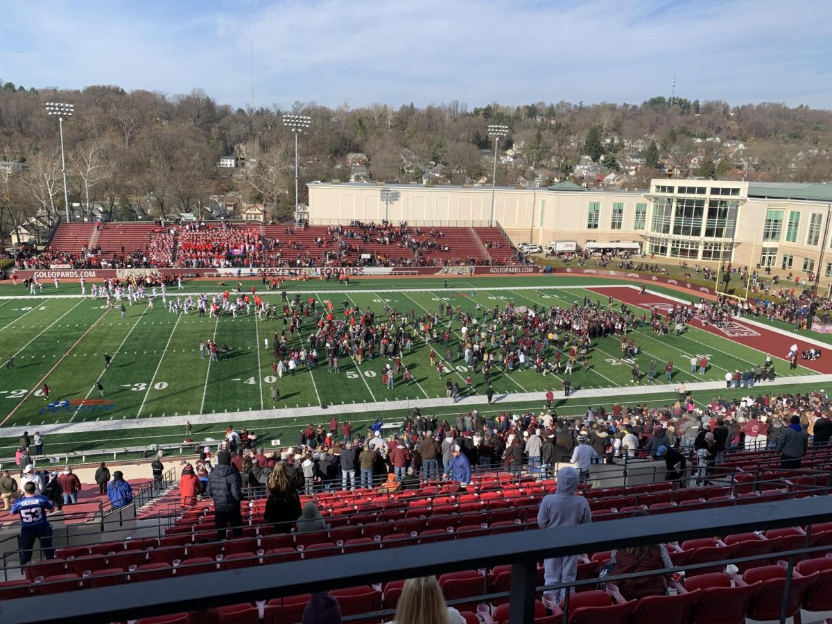 Easton High School leads the all-time series 67-44-5 against Phillipsburg High School heading into this year's rivalry matchup. (Photo courtesy of Chris Taverner '25) 