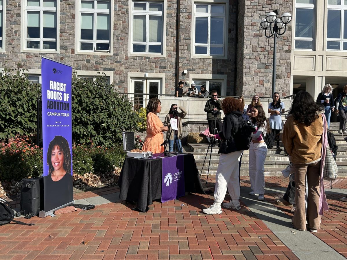 Lafayette College was Savannah Craven's first stop in her "Racist Roots of Abortion" campus tour series.