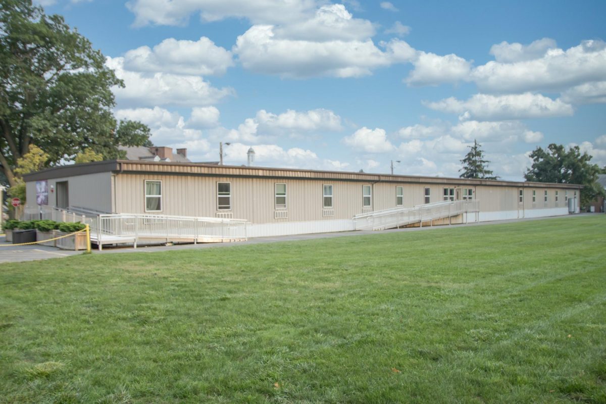 March Hall was built atop a parking lot as temporary housing.