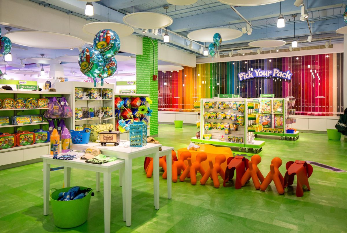 The Crayola Experience provides 65,000 square feet of space for colorful fun.