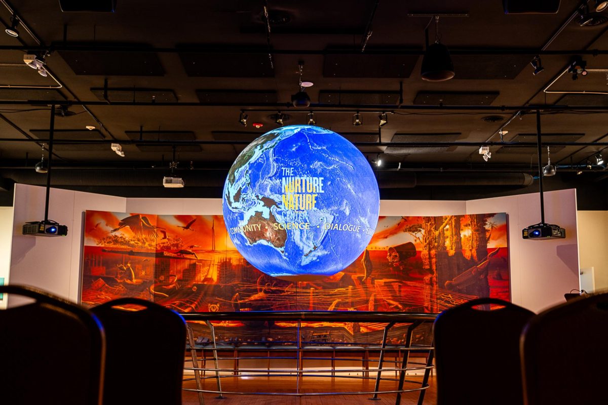 The Nurture Nature Center's "Science on a Sphere" display.