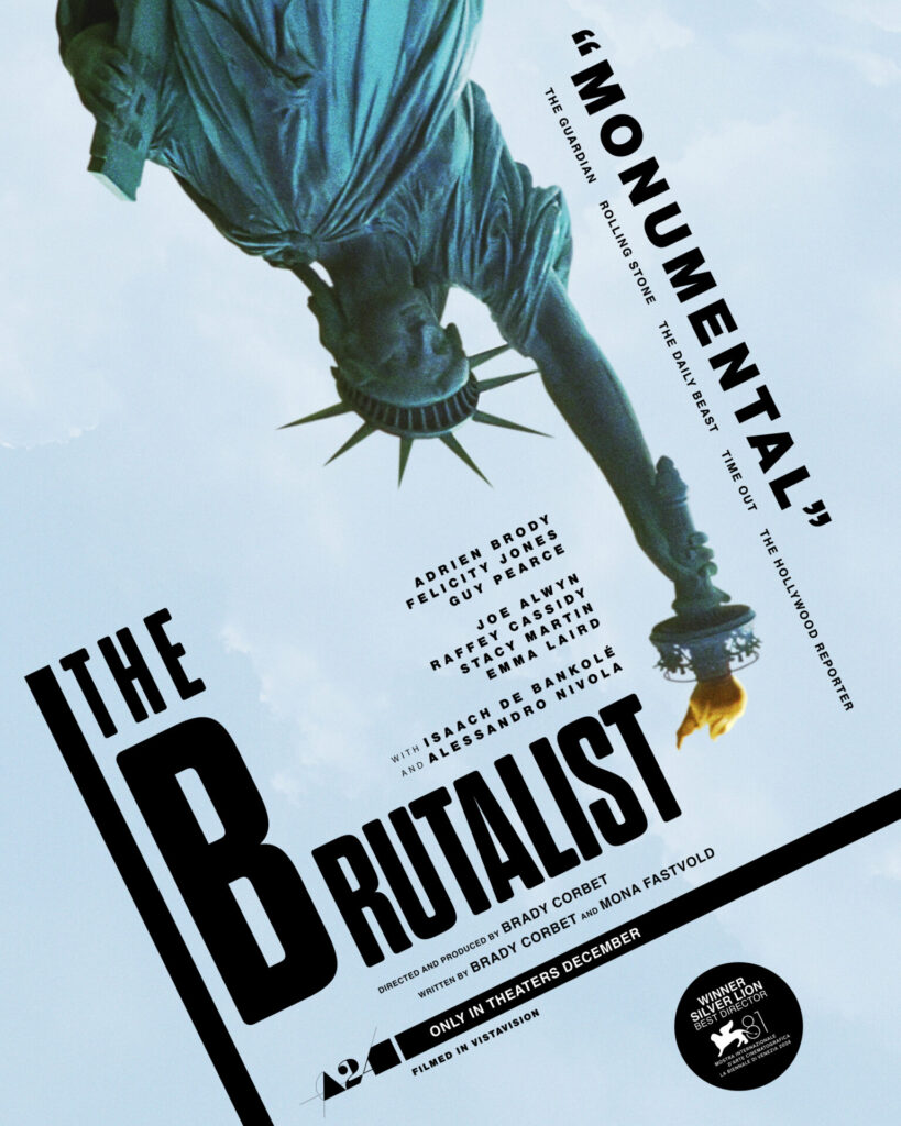 "The Brutalist" gave Adrien Brody his second Academy Award nomination for Best Actor. (Photo courtesy of Aspen Film)