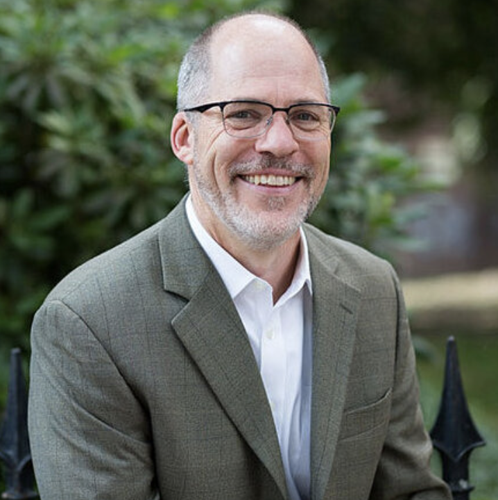 Pete Mackey joined Lafayette College as the interim vice president of communications in 2022. (Photo courtesy of Lafayette College Communications)