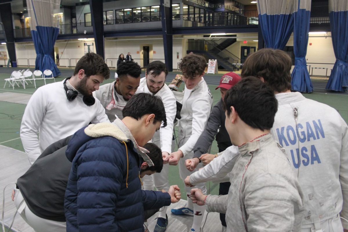 The men's fencing team won both of its matches at the MACFA A Round Robin on Saturday. (Photo courtesy of Makenna McCall '27)