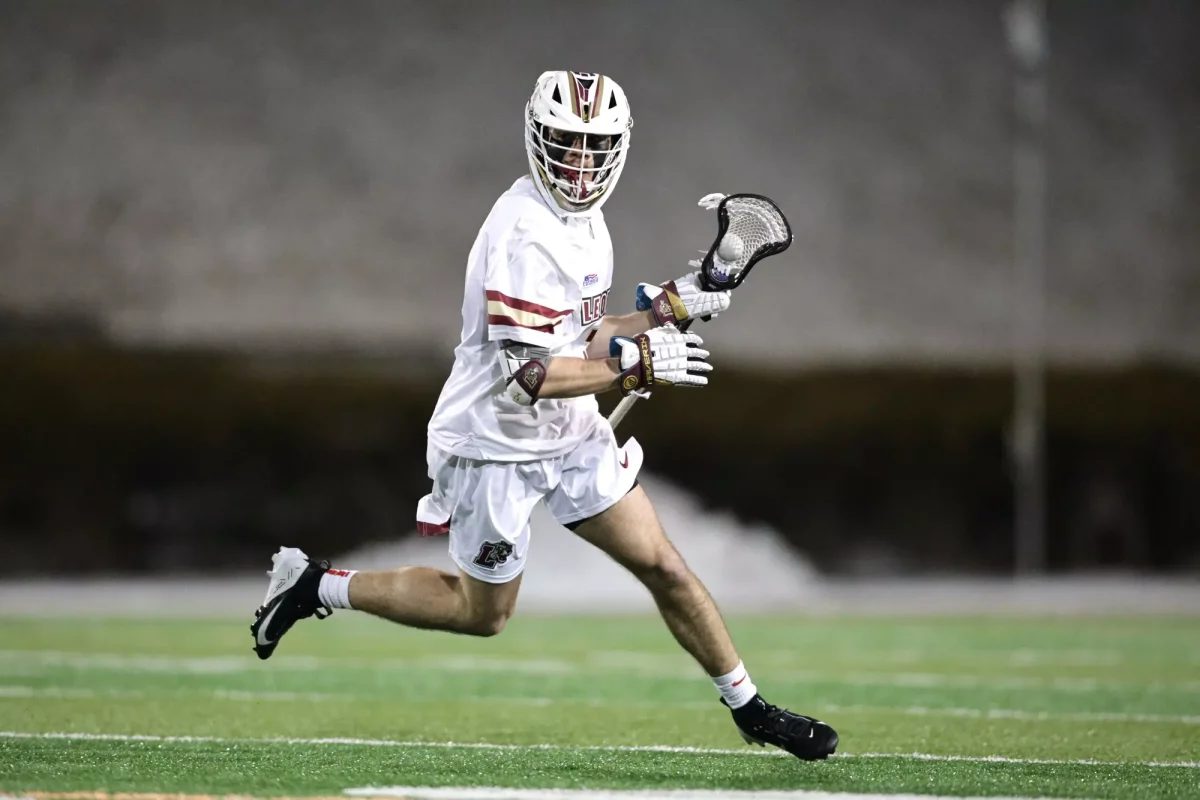 Sophomore midfielder Jack Massotto
notched two assists in the win against Binghamton on Monday. (Photo by Rick Smith for GoLeopards)
