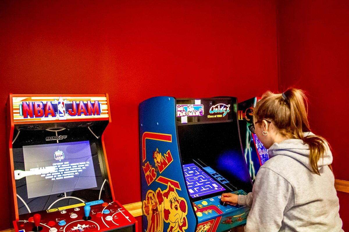 Students can play the new arcade games at any time, free of charge.