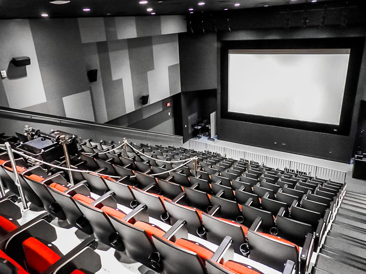 Buck Hall's theater is the primary spot on campus for displaying student films.