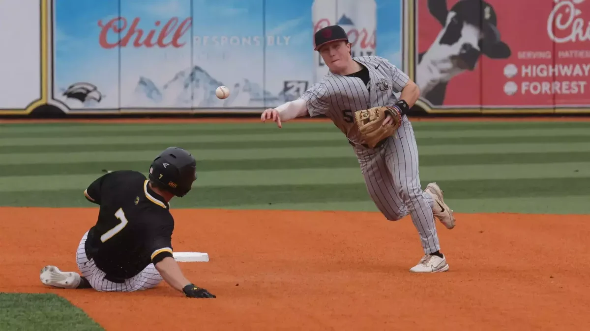 After winning their first game of the season, the Leopards lost via mercy rule and an 8-point deficit to Davidson College. (Photo courtesy of GoLeopards)