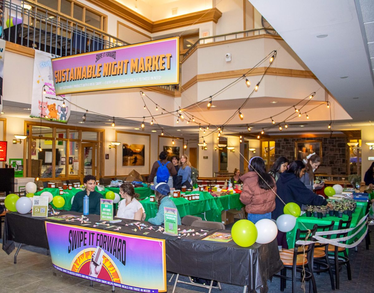 A sustainable night market was one of many events sponsored by the "Swipe It Forward" initiative.