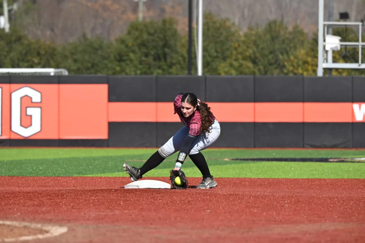 The softball team plays a series of games at home this weekend against Marist University and St. Peter's University. (Photo by Bennett Scarborough for GoLeopards)