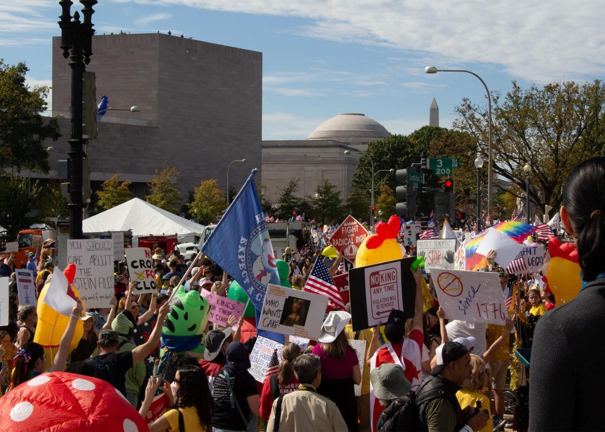 The large demonstration in Washington was reportedly one of over 2,000 protests nationwide.