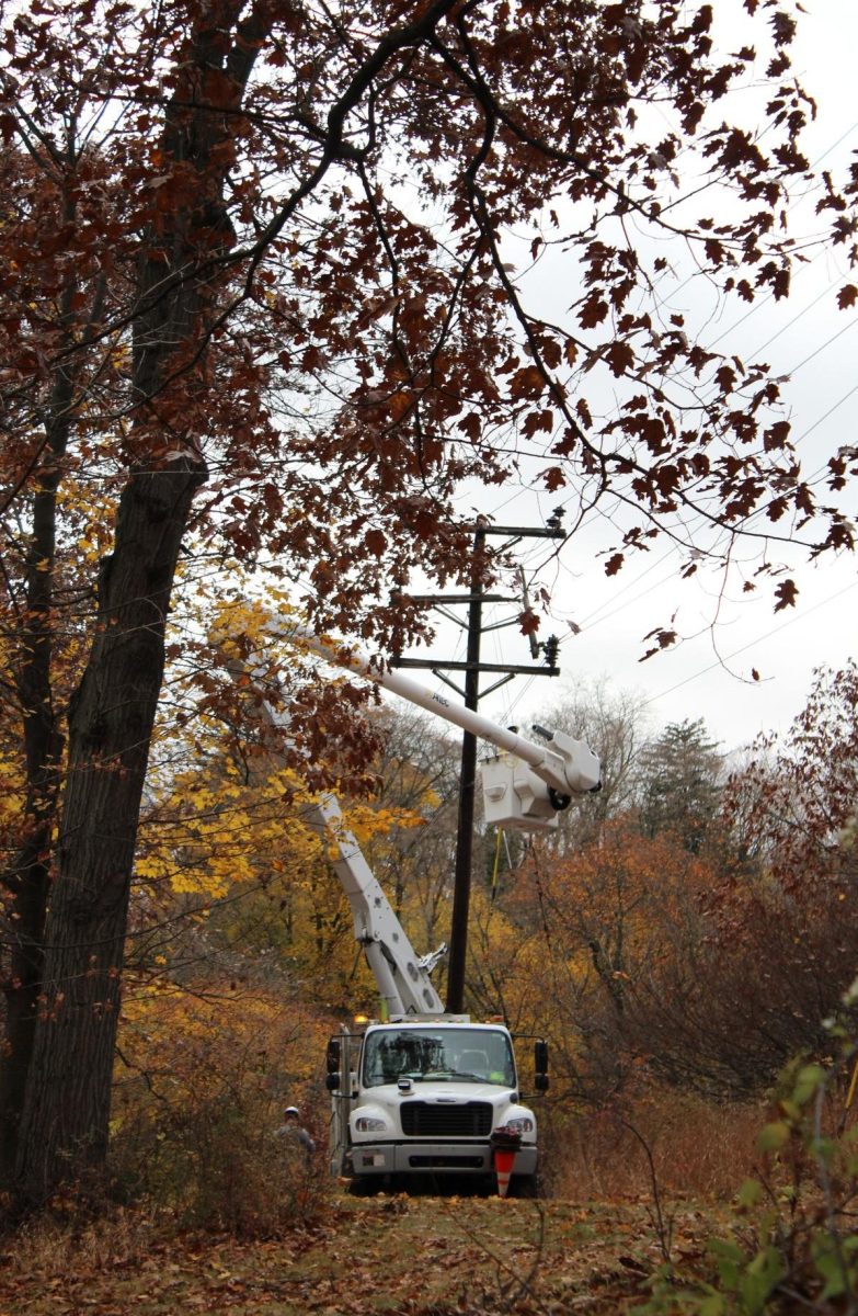 The outage is believed to be the result of storm damage to the crossbars of an electrical pole near the Leopard Parking Deck.