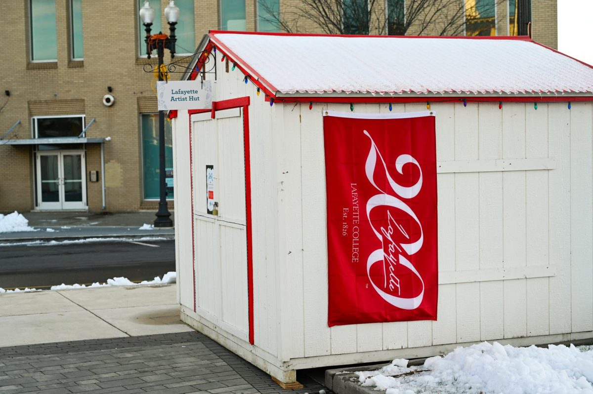 Easton's Winter Village is located right at Centre Square, open to the public for free.