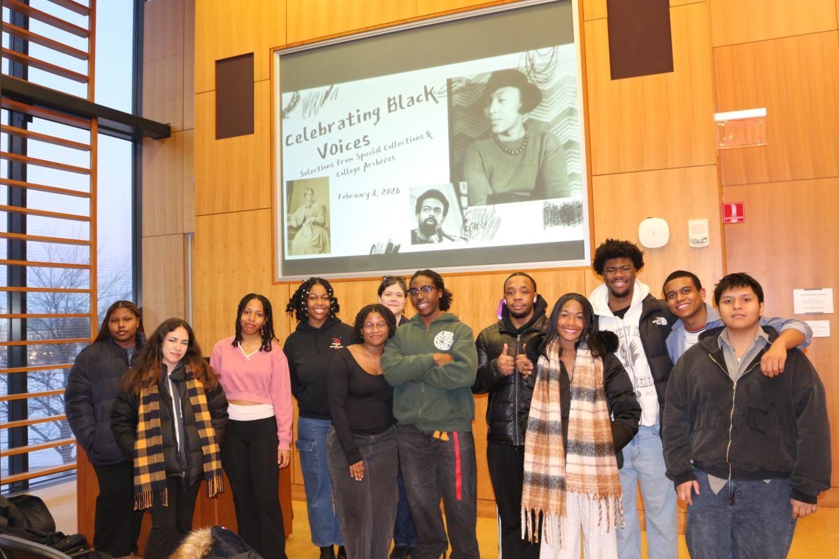 The Association of Black Collegians collaborated with the college archives to host the event.