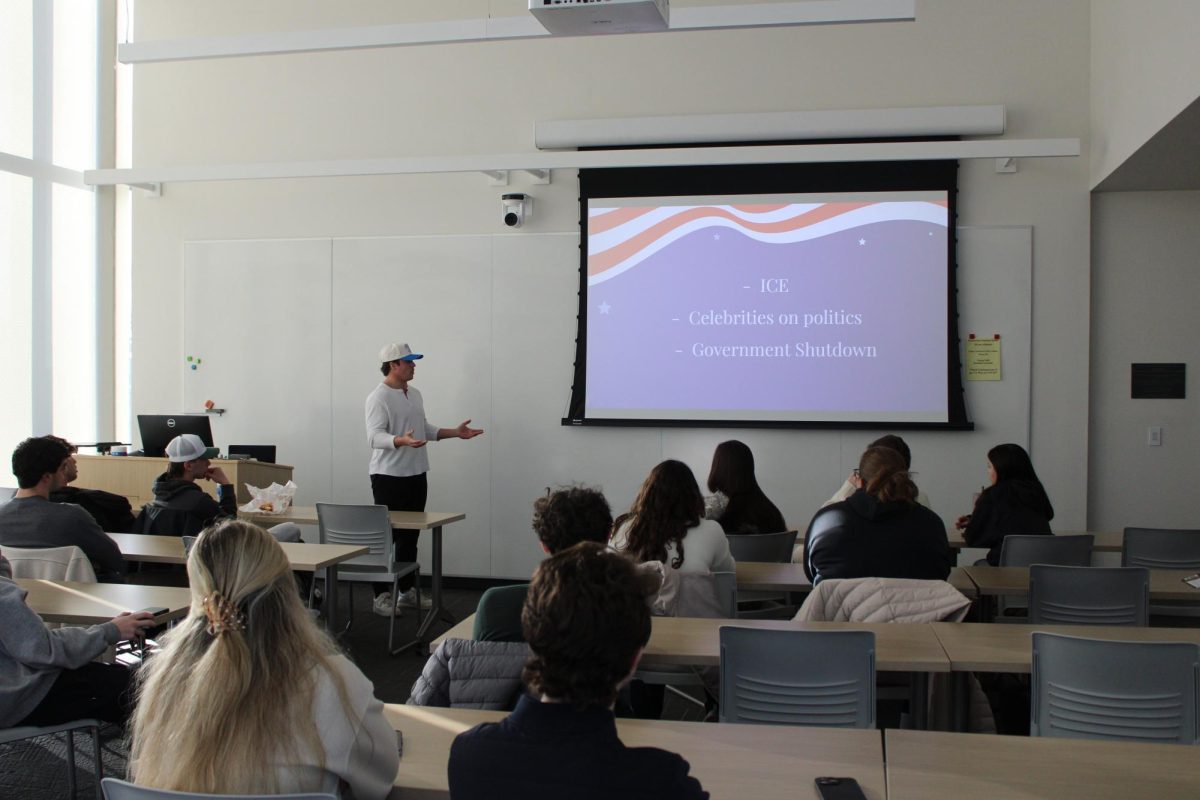Attendees began the meeting with a discussion on national news stories.