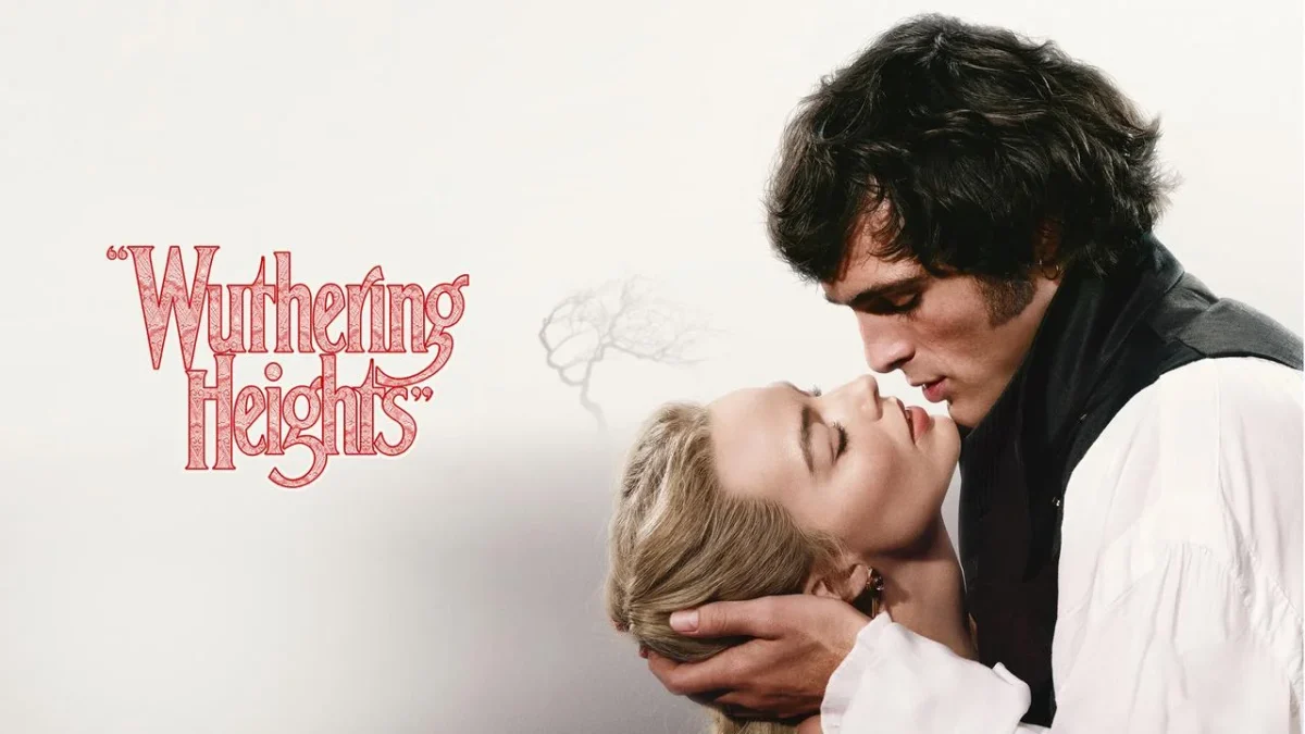 The title of the film, "Wuthering Heights" (2026) was given quotation marks to signify a radical departure from its source material. (Photo courtesy of Caroline Theater of Durham)