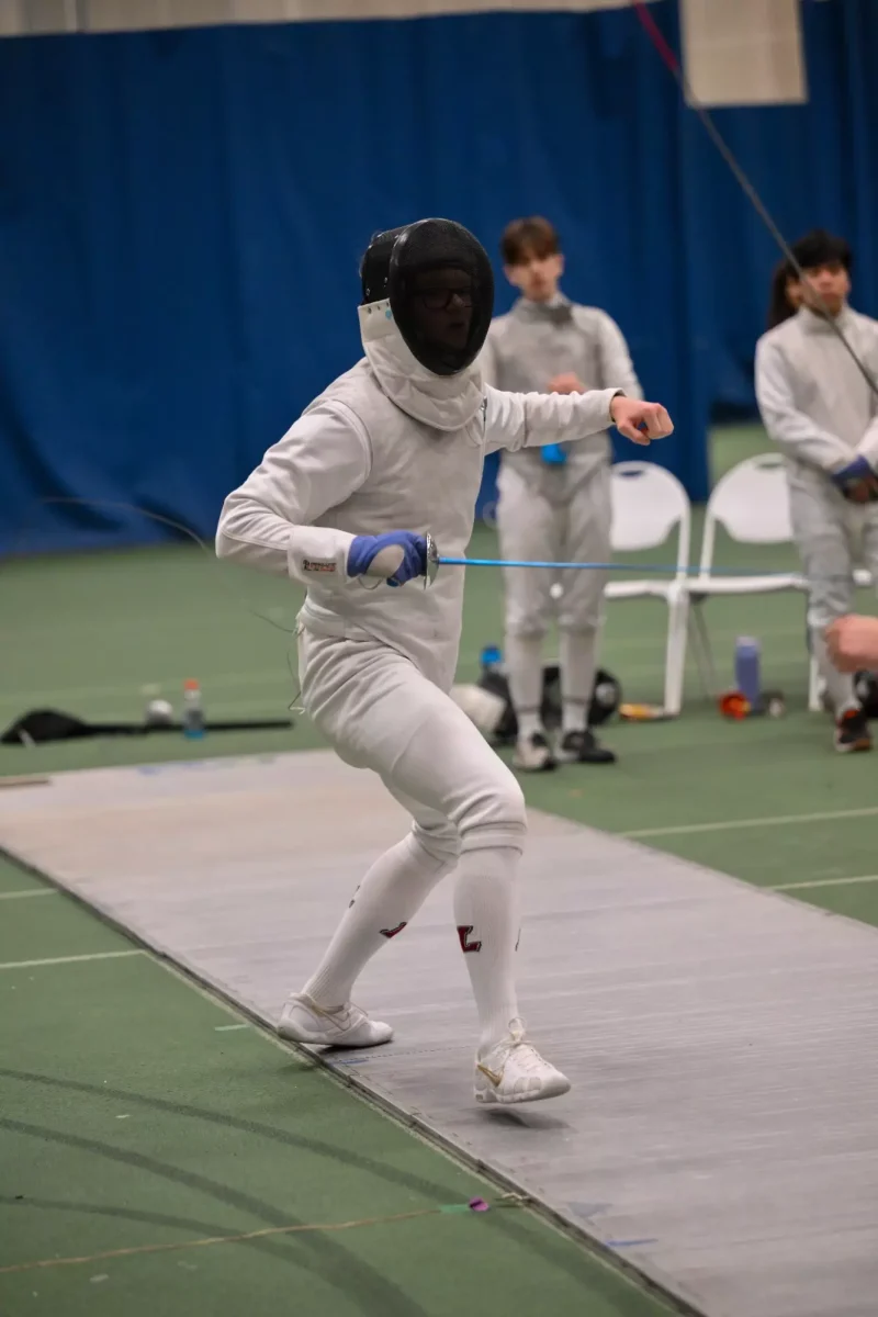 The fencing team finished with 20 total wins at Saturday’s regionals. (Photo courtesy of Eagle Art Photography)