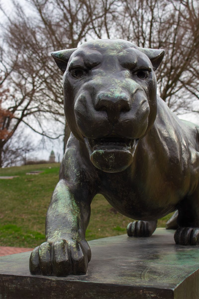 The Leopard was commisioned by the class of 1958 as a senior class gift.