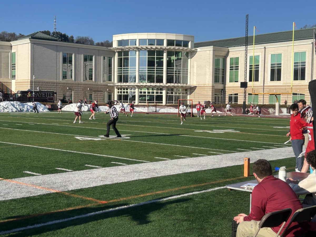The men’s lacrosse team currently sits in last place in the Patriot League.