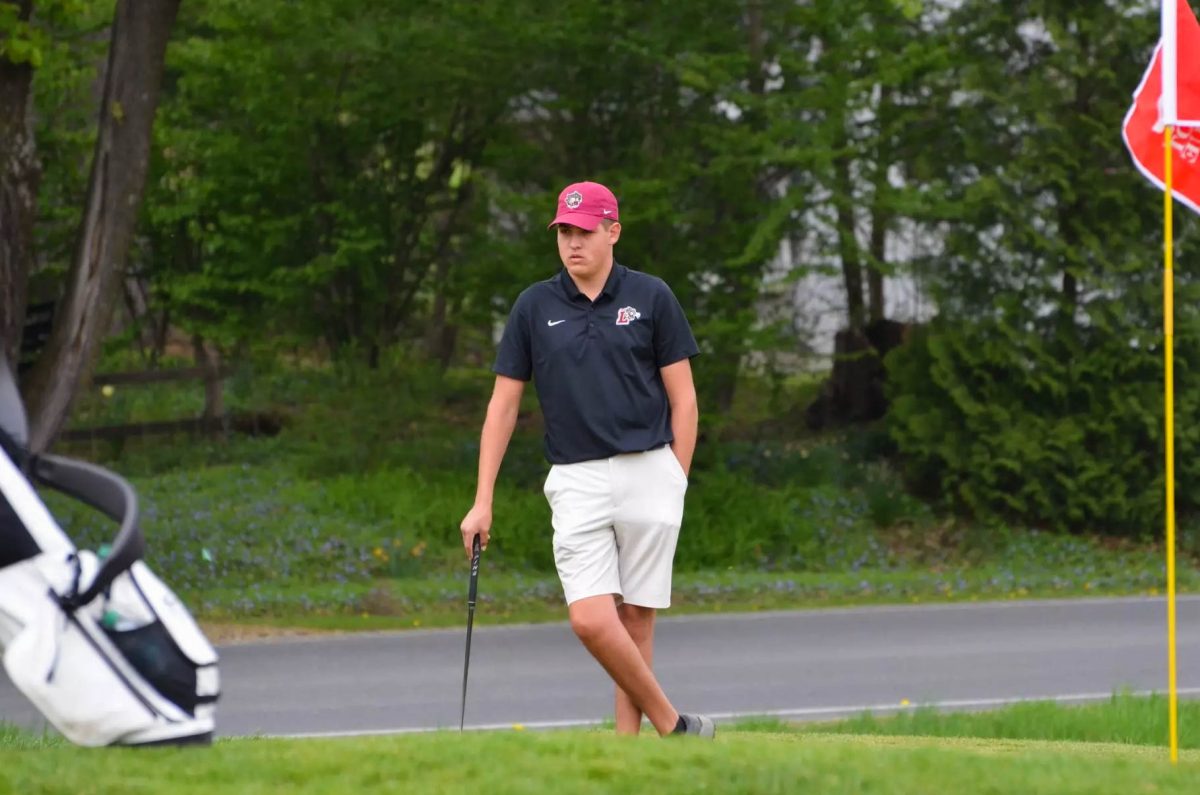 Sophomore Travis Robertson was the Leopards’ highest placing golfer last weekend. (Photo courtesy of GoLeopards)