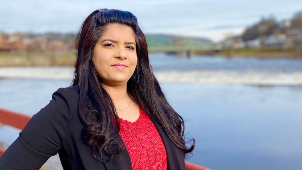 Taiba Sultana was removed from the state Senate ballot for listing her job as "self-employed." (Photo courtesy of WFMZ)