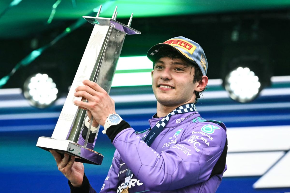 At 19 years old, Kimi Antonelli became the youngest Miami Grand Prix winner since it started in 2022. (Photo courtesy of NBC News)